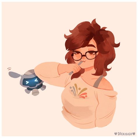 Mei Art Overwatch, Mei Aesthetic Overwatch, Mei Ow Icons, Mei Fanart Overwatch, Mei Pfp Ow, Mei Ow Fanart, Mei Icons Overwatch, Mei Ow, Mei Fanart