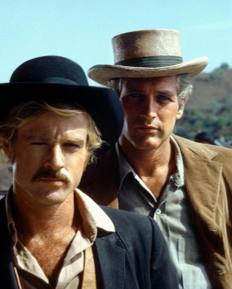 Men Wearing Hats, Paul Newman Robert Redford, Katharine Ross, Gena Rowlands, Billy The Kid, Sundance Kid, Behind Blue Eyes, Wilde Westen, Faye Dunaway