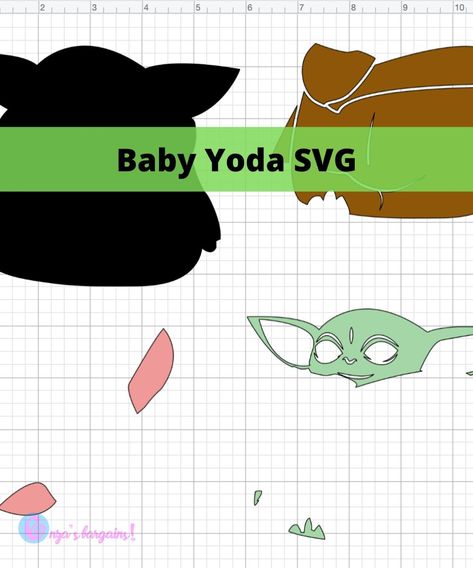 Get this printable SVG, separate layers, and exact colors to use to make your favorite Star Wars Character. #StarWars #SVG #BabyYoda Star Wars Cricut Svg, Free Star Wars Svg Files For Cricut, Star Wars Svg Free Files For Cricut, Star Wars Cricut Projects, Yoda Svg Free, Free Star Wars Svg, Yoda Happy Birthday, Starwars Svg, Yoda Decals