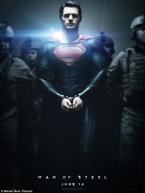 #Superman in handcuffs!!? Nooooooo.   #comic #comics #dccomics #superhero #posters #movieposters #retro Superman Movies, Movie Talk, Star Trek Into Darkness, Superman Man Of Steel, Joseph Gordon Levitt, Dc Movies, Clark Kent, Superhero Movies, Man Of Steel