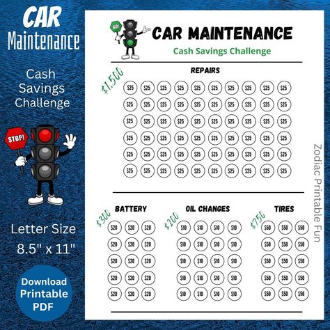 Teen Savings Challenge, Car Savings Plan Biweekly, Gas Savings Challenge, Car Maintenance Savings Challenge, Car Down Payment Savings Plan, New Car Savings Challenge, Self Care Savings Challenge, How To Save For A Car, Car Savings Challenge