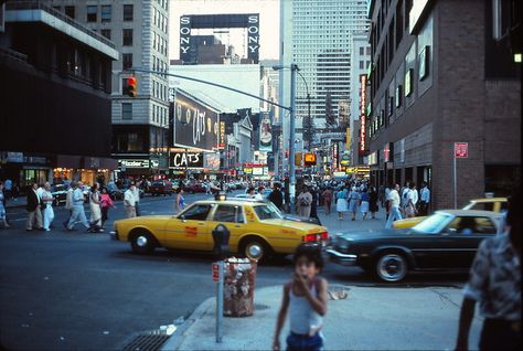 Times Square, NYC August 1985 | Todd Jacobson | Flickr Enviroment References, 1980s Aesthetic, Times Square Nyc, Vintage Nyc, 80s Vibes, History Photos, Vintage New York, City That Never Sleeps, City Wallpaper