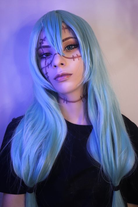 Cosplayer @arlincosplay #mahito #mahitocosplay #mahitojujutsu #mahitojujutsukaisen #jujutsukaisen #jujutsukaisencosplay Mahito Makeup., Mahito Cosplay Makeup, Easy Anime Makeup, Mahito Cosplay Girl, Anime Halloween Makeup, Halloween Makeup Ideas Easy, Mahito Cosplay, Jjk Cosplay, Mahito Jujutsu Kaisen