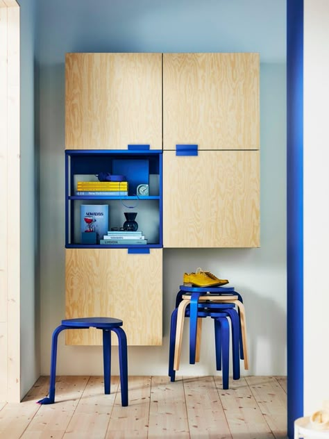 New IKEA Collection July 2023: Bold Colors & Prints 5 Ikea Baby Nursery, Ikea Interior, Home Ikea, Ikea Inspiration, Ikea Ivar, Ikea Design, Colorful Storage, Ikea Shelves, Showroom Interior Design