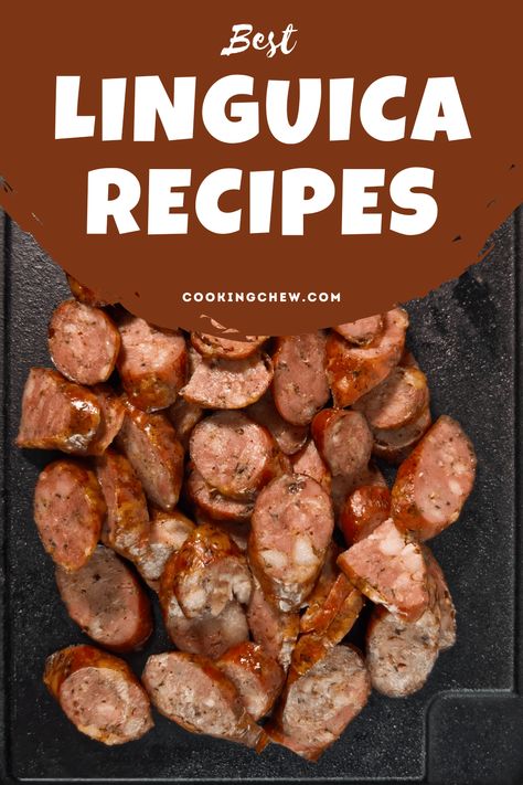 Portuguese Sausage Recipes, Portuguese Beans With Linguica, Linguica Sausage Recipes, Portuguese Linguica Recipes, Recipes With Linguica Sausage, Linguisa Sausage Recipes, Linguisa Sausage, Linguica Recipes Dinner, Portuguese Sausage Recipe