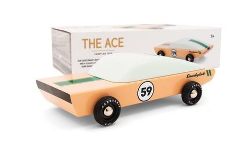 Candylab Toys - Ace Wooden Toy Cars, Artisan Furniture, Getaway Car, Wooden Car, Desert Landscape, Retro Toys, Vintage Elegant, Rocking Horse, Rubber Tires