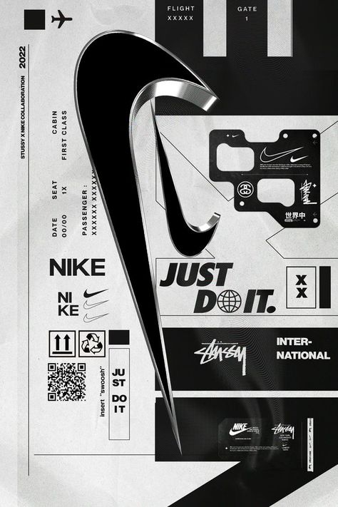 Stussy Wallpaper, Fotocamere Vintage, Nike Poster, Printable Wall Collage, Nike Art, Vintage Poster Design, Poster Room, Nike Wallpaper, Picture Collage Wall