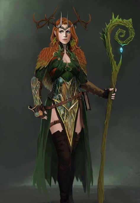 Critical Role - Inspiration for Druid / wizard Druid Dnd, Rpg Wallpaper, Dnd Druid, Elf Druid, Pathfinder Character, Female Elf, Critical Role Fan Art, Idee Cosplay, Dungeons And Dragons Characters