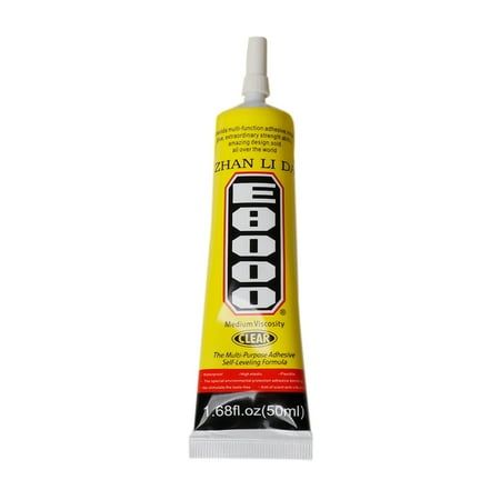 E8000 Clear Adhesive Sealant Glue for DIY Diamond Shoes Paste Jewelry Craf Feature: This super glue has industrial-grade adhesive power which is 100% waterproof and incredibly strong. Glue for Repairing - Penetrates the finest micro-fractures, pores, and cracks Strong & Instant Adhesive - Adhesive works like a magnet, locks into place and holds on tight Hasale-free, Easy to Use - No running or dripping of glue during application 100% Waterproof, UV and weather-resistant Dries clear with no stron Paste Jewelry, Metal Glue, Rubber Cement, Diamond Shoes, Glass Glue, Silicone Glue, Epoxy Glue, Waterproof Glue, School Supplies Shopping