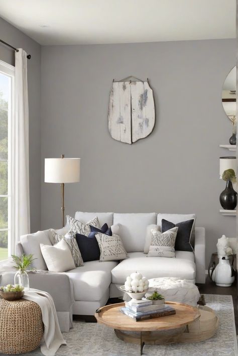 Explore the serene beauty of SW Repose Gray (7015) in your living room oasis. Discover top design trends for 2024 with this daily routine for interior designers. #Ad #homedecor #homedesign #wallpaints2024 #Painthome #interiorarchitecture Wall Colors Green Living Room Colors
Bright Living Room Colors
Apartment Renovation
Living room Remodeling
Modern Paint Colors
2024 Repose Gray Walls Living Room, Colorful Living Room Bright, Popular Living Room Colors, Sw Repose Gray, Room Oasis, Best Wall Paint, Wall Paint Color, Modern Paint Colors, Grey Walls Living Room