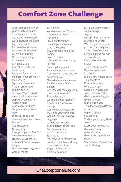 What Is Comfort Zone, Pushing Out Of Your Comfort Zone, Getting Out Of My Comfort Zone, Breaking Out Of Your Comfort Zone, How To Get Out From Comfort Zone, Get Out Comfort Zone, Go Out Of Your Comfort Zone, Getting Outside Your Comfort Zone, 30 Day Comfort Zone Challenge