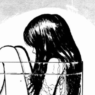 Junji Ito Icons Aesthetic, Tomie Junji Ito Pfp Colored, Tomie Matching Pfp, Horror Manga Icon, Tomie Widget, Tomie Junji Ito Icon, Tomie Junji Ito Pfp, Tomie Aesthetic, Junji Ito Aesthetic