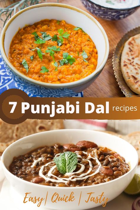 Dal is a staple food within South Asia and in Punjab, there are some delicious dishes to try. Here are seven Punjabi dal recipes to make. Authentic Punjabi Recipes, Punjabi Vegetarian Recipes, Dahl Recipe Indian, Punjabi Food Recipes, Punjabi Dishes, Makhani Recipe, Punjabi Recipes, Dahl Recipe, Dal Recipes