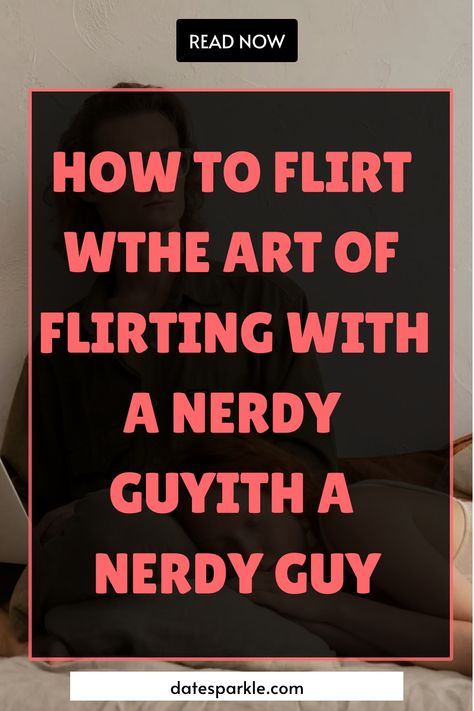 Embrace their interests: Show genuine curiosity and enthusiasm for their nerdy hobbies, whether it’s video games, comic books, or science fiction. Engage in intellectual conversations: Nerdy guys love to delve into deep discussions about their favorite topics, so be prepared to engage in stimulating conversations that showcase your intelligence. Show off your own nerdy side: Don’t be afraid to let your own geek flag fly! Share your own nerdy passions and hobbies to create a connection and mutual Dating A Nerdy Guy, Men In Glasses, Flirting Tips, Nerdy Guys, How To Flirt, Nerdy Glasses, Shy Guy, Tired Of Trying, Socially Awkward