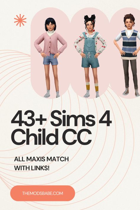 The Mods Babe CC Finds on Tumblr Sims 4 Child Cc, Little Sims, Maxis Match Hair, Kids Maxi, Kids Tumblr, Sims 4 Cc Kids Clothing, Sims 4 Clutter, Dark Academia Clothing, Sims 4 Children