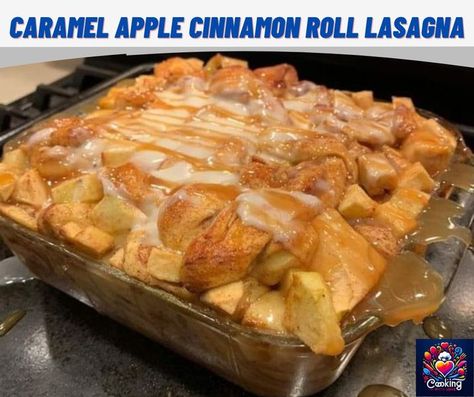 Cooking with Love Cinnamon Roll Lasagna, Chocolate Rice Krispies, Apple Crumb Cakes, Apple And Cinnamon, Lasagna Roll, Cinnamon French Toast, Mama Recipe, Breakfast Casserole Easy, Lasagna Rolls