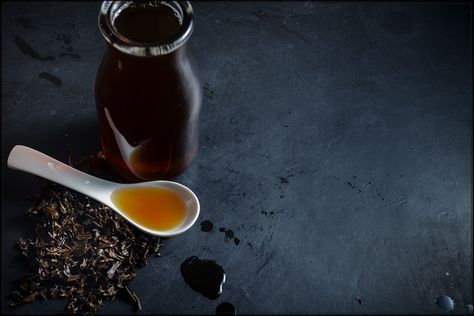 lapsang souchong syrup – herb&slate Lapsang Souchong Recipes, Fire In The Woods, Tea Syrup, Lapsang Souchong Tea, No Egg Desserts, Ancho Chili Powder, Lapsang Souchong, Ancho Chili, Cool Night