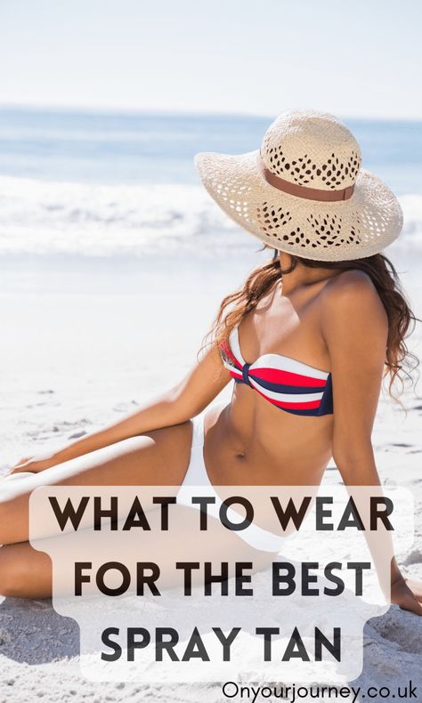 Spray Tan Outfit What To Wear, Spray Tan Outfit, Spray Tan Colors, Tanning Booth, Tan Outfit, Tanning Salon, Spray Tan, Sunless Tanning, Dark Outfits