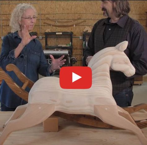 Wooden Rocking Horse Plans, Rocking Horse Diy, Elephant Rocker, Rocking Horse Woodworking Plans, Rocking Horse Plans, Horse Carving, Woodworking Carving, Wood Rocking Horse, Wooden Horses