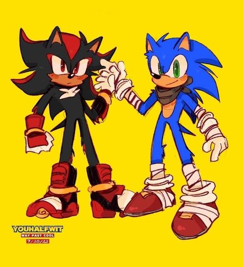 #Sonadow 🖤💙🌹 Sonic Funny, Sonic Fan Characters, Blue Hedgehog, Sonic Franchise, Sonic 3, Hedgehog Art, Sonic And Shadow, Sonic Fan Art, Sonic Boom