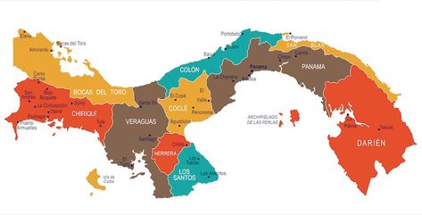 13 Beautiful Provinces & Regions in Panama (with Map) - Touropia Darien National Park, Isthmus Of Panama, Coiba, Panama Travel, River Basin, Architecture History, Panama Canal, The Pacific Ocean, Gorgeous Sunset