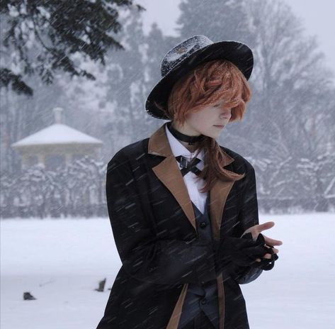 Chuuya Cosplay Outfit, Chuuya Cosplay Aesthetic, Chuuya Nakahara Cosplay, Bungou Stray Dogs Cosplay, Dazai Cosplay, Chuuya Cosplay, Style Androgyne, Bsd Cosplay, Dazai And Chuuya