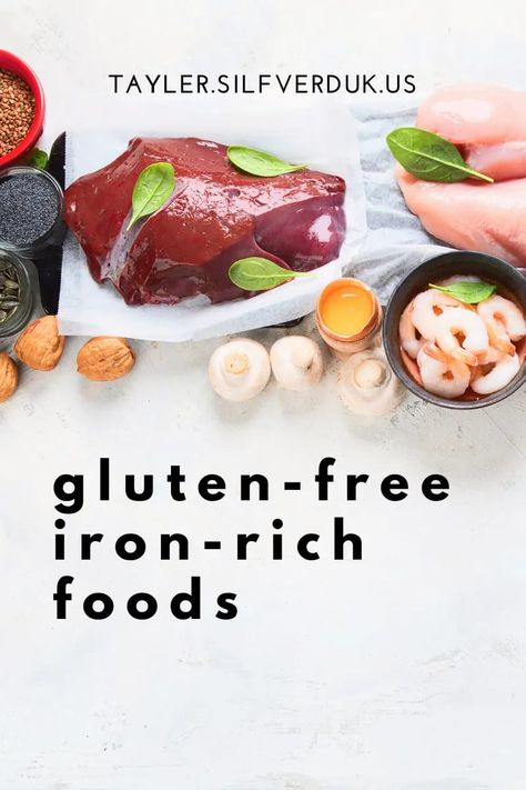 Gluten-free Iron Rich Foods, Gluten-Free Iron Rich Recipes, Gluten-Free Iron Fortified Foods - Tayler Silfverduk, celiac dietitian Iron Fortified Foods, Iron Rich Recipes, Iron Diet, Fortified Foods, Rich Recipes, Celiac Recipes, Fortified Cereals, Gluten Free Cereal, Foods With Iron