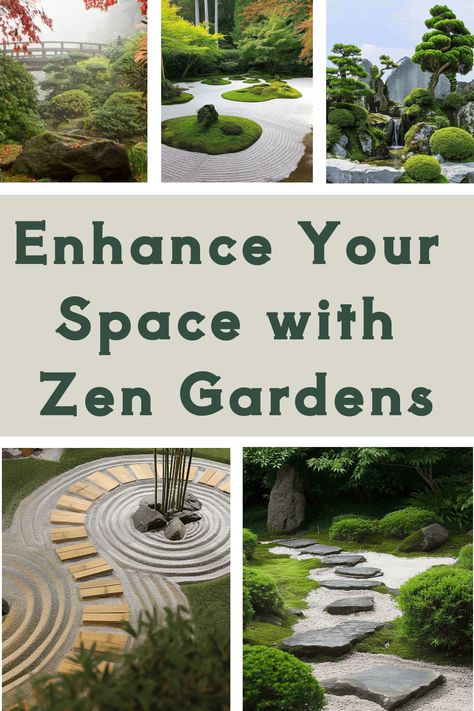 Zen gardens are meticulously designed areas intended to cultivate tranquility, mindfulness, and harmonic balance within oneself. These serene sanctuaries provide a peaceful retreat for meditation and relaxation amidst the surrounding beauty of nature. Discover the art of Zen through these diverse and harmonious gardens. Simple Japanese Garden Ideas, Pea Gravel Zen Garden, Zen Patio Ideas, Zen Garden Design Small, Small Zen Garden Ideas, Zen Garden Plants, Zen Garden Ideas, Simple Garden Designs, Small Zen Garden