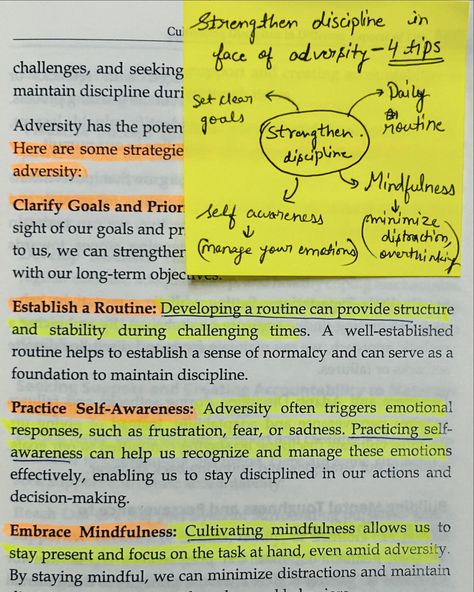 📌if you’re a student or beginner who wants to learn how to cultivate discipline in life and how to stay distraction free, this book is for you.📌 “I am not telling you it’s going to be easy, I am telling you it’s going to be worth it” Everyone can do hard work if they want to achieve success, but being disciplined and consistent on your work is something people lack. Discipline is one of the biggest key factor to achieve a long term success and to unlock your true potential. The book “No.1... How To Be Consistent, Discipline Journal, Disciplined Life, Being Disciplined, Goal Journal, Comforting Bible Verses, Awareness Quotes, Money Strategy, Healing Affirmations