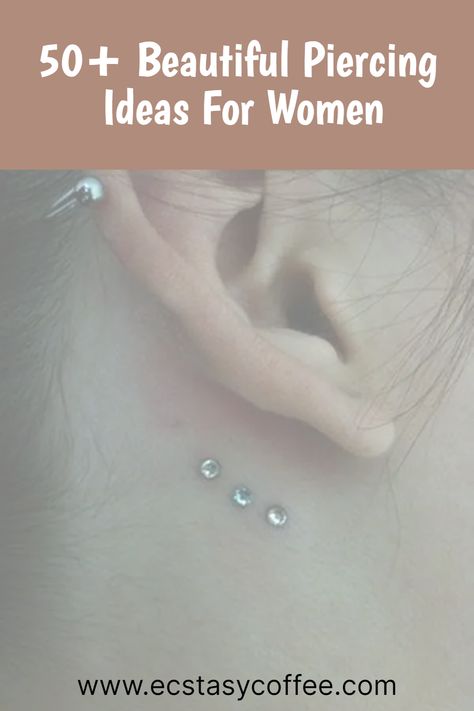 From delicate rings to bold ear cuffs, there are countless possibilities when it comes to women's jewelry. If you're looking to make a statement with your body jewelry, then this article is for you. Here, we'll explore some of the most beautiful piercing ideas for women, covering ear, nose, lip and other jewelry designs. So if you're ready to explore the world of body art, read on for some inspiring ideas! 7 Piercings Ear, Style Ear Piercings, Stylish Ear Piercings, Rare Ear Piercings, Unique Piercings Body Ideas, Unique Ear Piercings Creative, Ear Piercing Design Ideas, Ear Piercings Placement Ideas, Cool Ear Piercings Unique