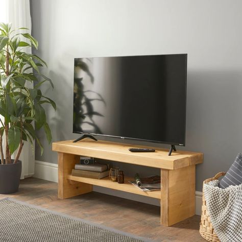 Tv Diy Stand, Tv Desk Living Room, Rustic Tv Unit, Wooden Tv Unit, Tv Stand Unit, Wood Tv Unit, Tv Storage Unit, Tv Media Unit, Meja Tv