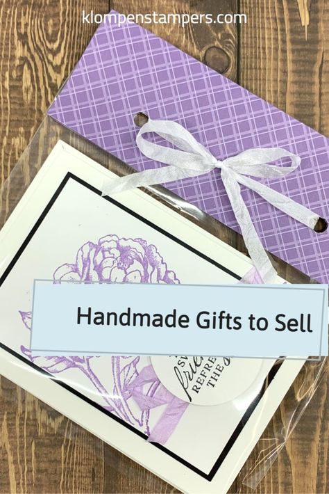 Homemade Note Cards, How To Package Gift Tags To Sell, Papercraft Ideas To Sell, Selling Cards At Craft Fairs, How To Package Greeting Cards To Sell, Selling Homemade Cards, Paper Craft Fair Ideas To Sell, Handmade Cards To Sell, How To Package Cards To Sell