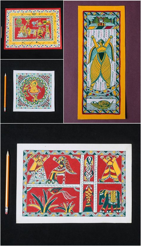 Manjusha Handpainted Traditional Paintings Manjusha Art, Manjusha Painting, Madhubani Art, Madhubani Painting, Traditional Paintings, Paintings, Hand Painted, Quick Saves, Home Decor