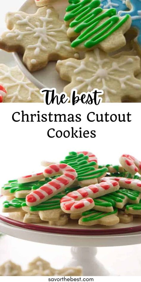 This time of year seems to bring the baker out in everyone, and this easy, Christmas Cutout Cookie recipe will likely become your go-to sugar cookie, whether you’re a baking aficionado or novice. These cookies are sweet, soft, buttery goodness, and most importantly… they hold their shape! Christmas Cutouts Cookies, Cutout Cookie Recipe, Christmas Cutout Cookie Recipe, Shaped Cookies Recipe, Sugar Cookie Cutout Recipe, Cutout Cookie, Christmas Cutout Cookies, Soft Sugar Cookie Recipe, Cut Out Cookie Recipe