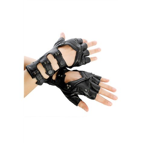 Steam Trunk Minaret Gloves (175 AUD) ❤ liked on Polyvore featuring accessories, gloves, fingerless gloves, fingerless leather gloves, real leather gloves, studded leather gloves and leather gloves Steam Trunk, Apocalypse Fashion, Fingerless Leather Gloves, Gloves Fingerless, Apocalyptic Fashion, Diy Vetement, Cyberpunk Fashion, Gloves Black, Futuristic Fashion