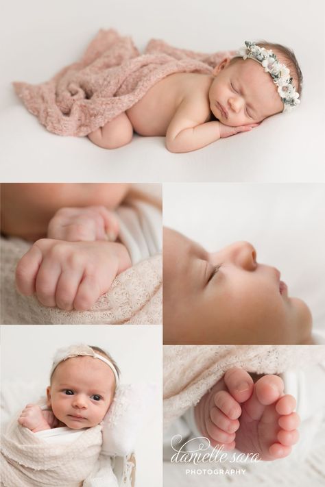 Newborn Photoshoot Girly, Newborn Girl Photoshooting Outfits, Newborn Girl Photoshooting Ideas, Simple Newborn Photos, Newborn Posing Guide, Newborn Family Session, Newborn Photo Pose, Born Photography, Rockville Maryland