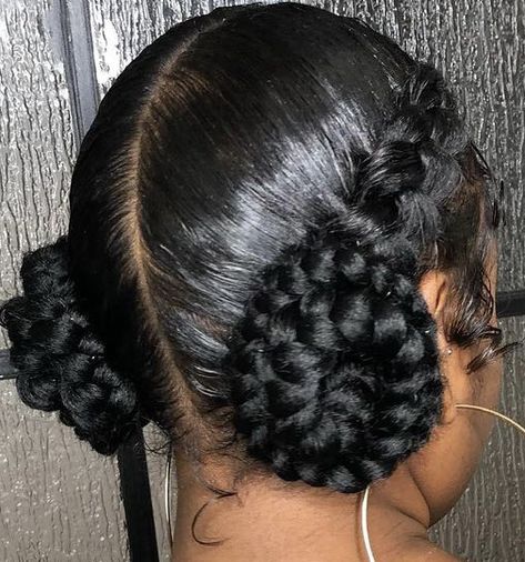 Low Tension Updos, Natural Up Do Hairstyles For Black Women, Two Braid Hairstyles Black Women, Creative Hairstyles For Black Women, Glamorous Hairstyles For Long Hair, Creative Natural Hairstyles, Curl Hairstyle, Glamorous Hairstyles, Korean Hairstyles