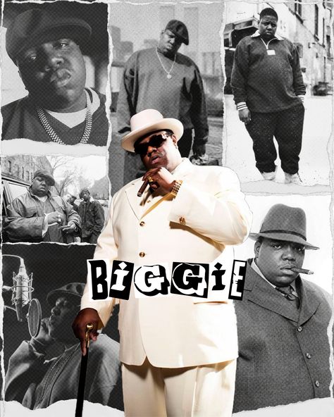 Biggie Poster Vintage, Notorious Big Aesthetic, Rappers Posters, Biggie Wallpaper, Biggie Smalls Wallpaper, Biggie Smalls Aesthetic, Biggie Poster, Notorious Big Poster, Biggie Smalls Quotes