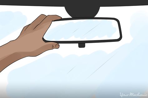 How to Replace a Rearview Mirror Rear View Mirror Illustration, Rear View Mirror Drawing, Mirror Illustration, Mirror Drawings, Comic Ideas, Cruel Summer, Fun Art, Mens Health, Car Mirror