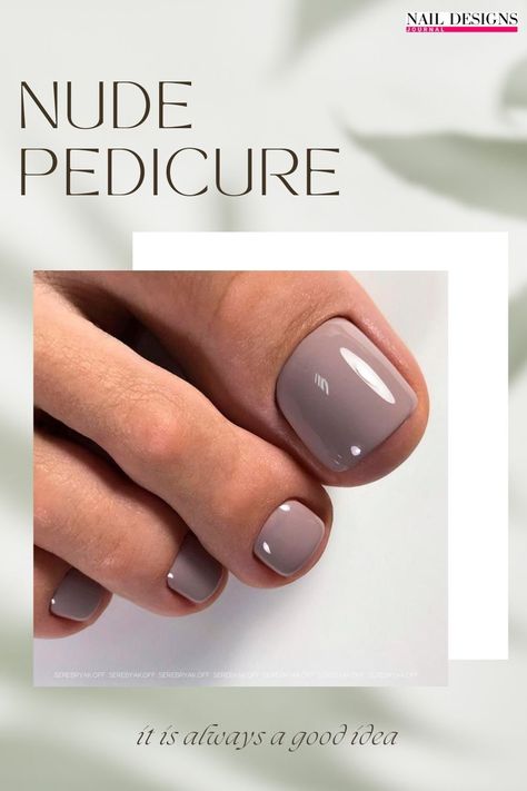 Toe Nail Colors 2024 Spring, Dark Pedicure Colors Toenails, Grey Toenail Polish, February Toe Nail Colors, November Pedicure Colors, Pedicure For Formal Event, Taupe Pedicure Toenails, Formal Pedicure, Taupe Pedicure