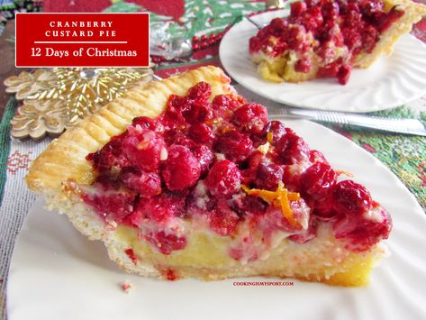 Cranberry Custard Pie – Cooking Is My Sport Cranberry Custard, Berry Custard Pie, Cranberry Orange Custard Pie, Cranberry Sage Pie, Cranberry Lime Pie With Gingersnap Crust, Cranberry Custard Pie, Cranberry Custard Pie Food Network, Cranberry Pie Smitten Kitchen, Cranberry Pie Recipes