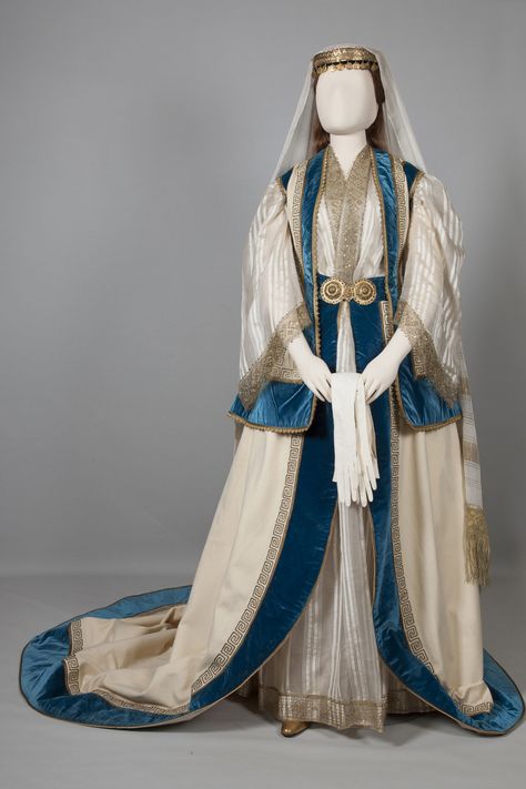 Attica Greece, Greek Women, Court Dresses, Lady In Waiting, Wedding Inspired, Historical Dresses, Fantasy Clothing, Fantasy Fashion, Character Outfits