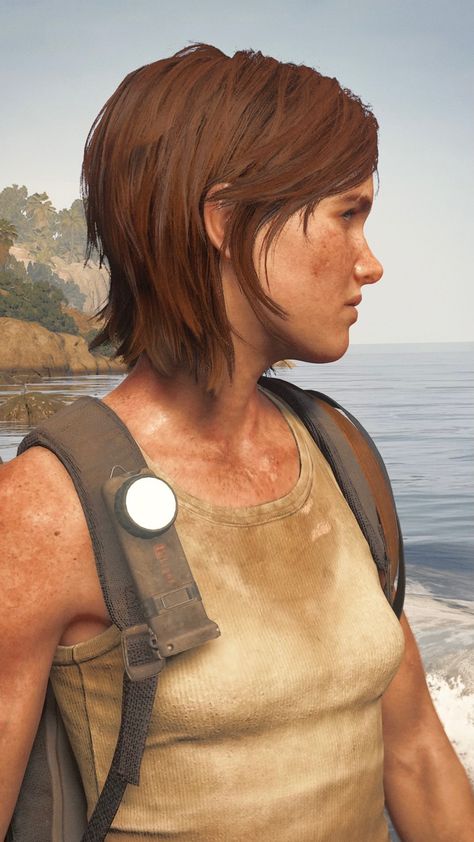 Ellie Tlou Haircut, Ellie Williams Haircut, Ellie Williams Hair, Ellie Haircut, Tlou Cosplay, Ellie Williams Tlou2, Side Bang Haircuts, Dream Things, Cosplay Inspo