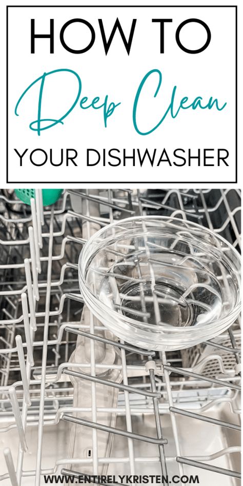 Deep Clean Dishwasher Diy, Deep Clean Dishwasher, Clean A Dishwasher, Clean Your Dishwasher, Cleaning Your Dishwasher, Deep Cleaning Checklist, Dishwasher Cleaner, Deep Cleaning Tips, Dirty Dishes