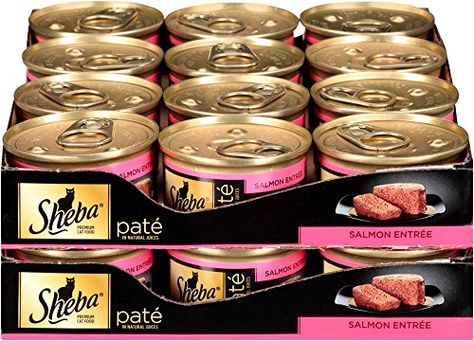 SHEBA Pate in Natural Juices Salmon Entrée Canned Cat Foo... https://www.amazon.ca/dp/B009LZ6KK4/ref=cm_sw_r_pi_dp_x_JTlvybX099WJ3 Food Salmon, Cat Nutrition, Canned Cat Food, Pet Cushions, Cat Food Bowl, Food Dispenser, Wet Cat, Natural Juices, Wet Cat Food