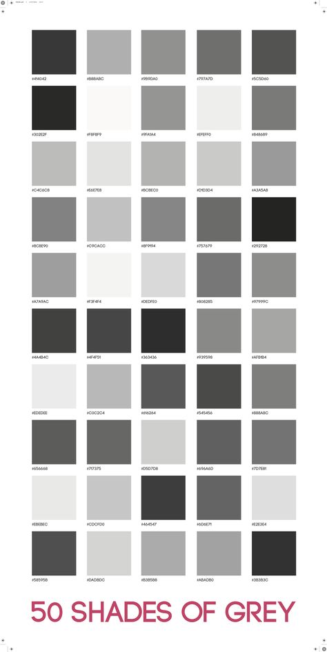 Designed by Zoe Birtles and proudly displayed in our toilets! Different Grey Shades, Grey Pallete Color, Grey Shades Palette, Grey Color Swatch, Gray Swatches, Grey Pantone Color, Grey Colour Pallete Shades, Grey Color Pallets, Grey Colour Palette