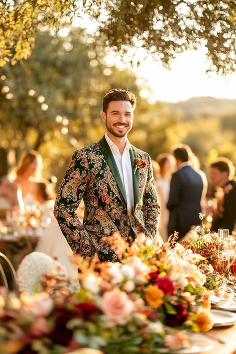 Elevate your groom's style with statement jackets for unique weddings! Bold choices can create unforgettable looks that stand out. Explore how to incorporate vibrant colors and patterns for a memorable day!

#weddingplanning #groomstyle #bridalideas #uniqueweddings #groomjacket #weddingfashion #weddingdecor #weddinginspiration #trendyweddings #statementpieces #weddingattire #bridalstyle #groomsmenswear #weddingchecklist #weddingtrends #weddingdayfashion Statement Jackets, Style Essentials, Statement Jacket, Wedding Checklist, Groom Style, Trendy Wedding, Wedding Attire, Wedding Trends, Fashion Essentials