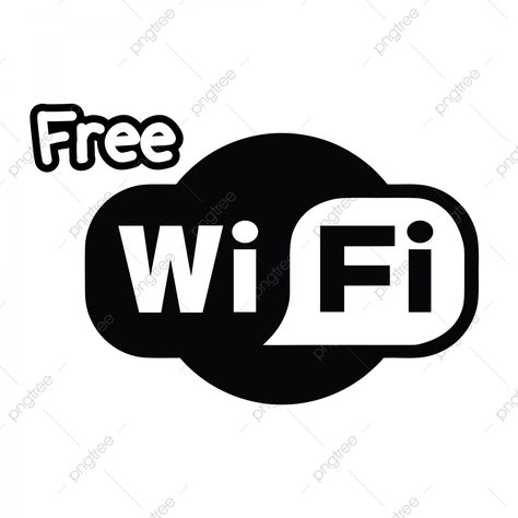 Free Wifi Logo, Wifi Logo, Free Text, Silhouette Png, Text Logo, Free Png, Free Wifi, Graphic Resources, Transparent Background