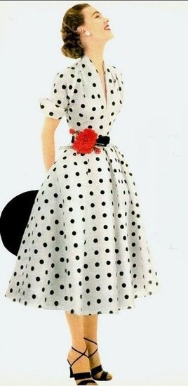 Love 1950's dress! #1950's #myshopstyle #vintagestyle Istoria Modei, Dresses 50s, Mode Retro, 1950 Fashion, Vintage Fashion 1950s, Robes Vintage, Vintage Dresses 50s, Look Retro, Fashion 1950s