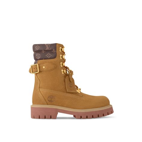 Louis Vuitton, Timberland, shoe, collaboration, details, workwear, Timbs, boots, work boots Timbs Boots, Timberland Shoe, Ranger Boot, Louis Vuitton Gifts, American Workwear, Timberlands Shoes, Louis Vuitton Official, Buckle Shoes, Monogram Bag